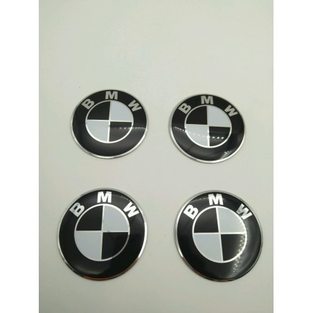 Chapas de centro de rueda BMW negro 56mm