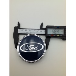 Centro de rueda Ford azul 68mm