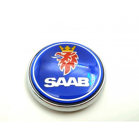 Emblema capot saab azul 67mm