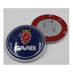 Emblema capot saab azul 67mm