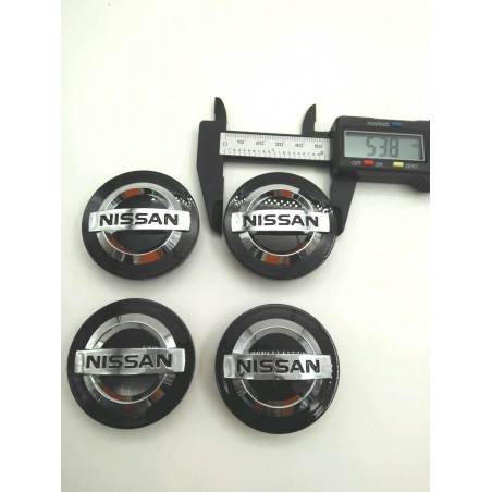 Centro de rueda Nissan negro 54mm