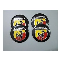 Chapas de centro de rueda Abarth 56mm