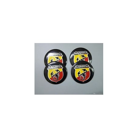 Chapas de centro de rueda Abarth 56mm