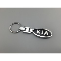 LLAVERO KIA NEGRO METALICO