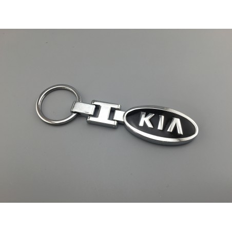LLAVERO KIA NEGRO METALICO