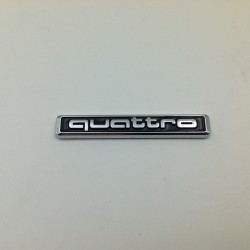 EMBLEMA LATERAL O TRASERO AUDI QUATTRO NEGRO