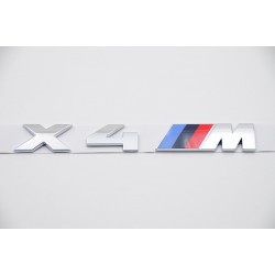 Emblema trasero BMW X4 M Cromado