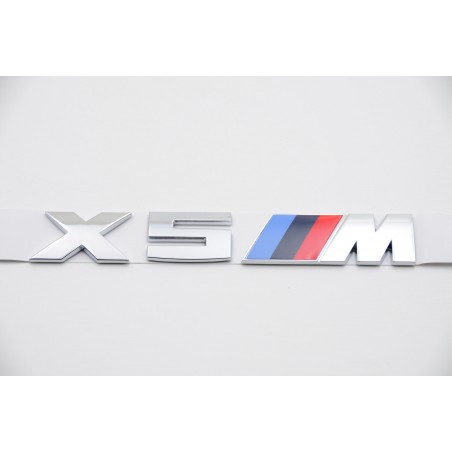 Emblema trasero BMW X5 M Cromado