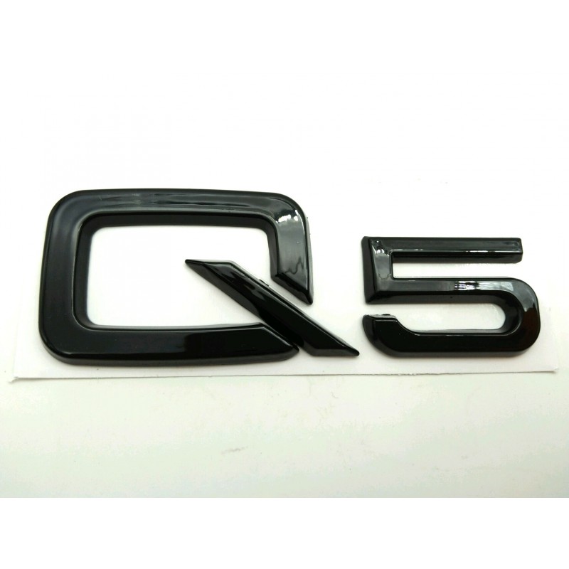 EMBLEMA TRASERO AUDI Q5 NEGRO