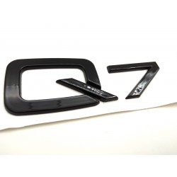 EMBLEMA TRASERO AUDI Q7 NEGRO