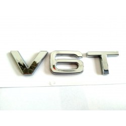 Emblema Lateral O Trasero AUDI V6T Cromado