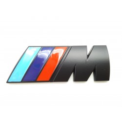 Emblema Trasero BMW M Negro Mate