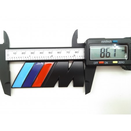 EMBLEMA TRASERO BMW M NEGRO MATE