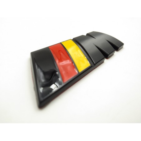 EMBLEMA TRASERO BMW M NEGRO BANDERA ALEMANA