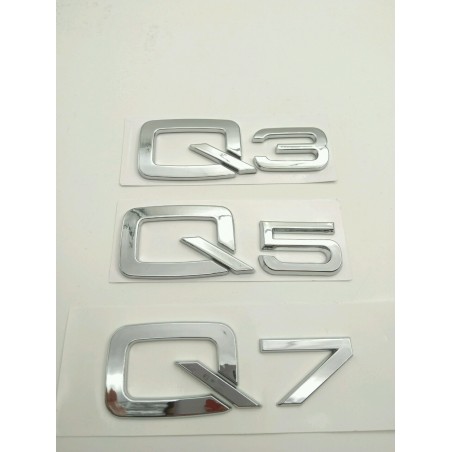 Emblema trasero audi q5 cromado