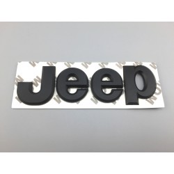 Emblema trasero jeep negro mate