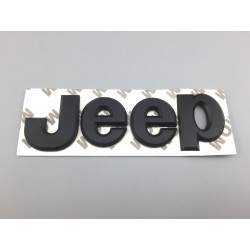 EMBLEMA TRASERO JEEP NEGRO MATE