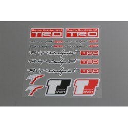 Vinilo set TRD racing development