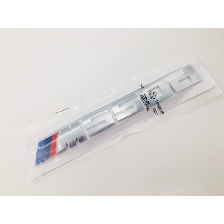 EMBLEMA TRASERO BMW M550d PLATA