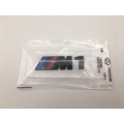 Emblema Lateral BMW M1 Negro 7CM