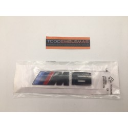 Emblema trasero bmw m6 negro 12cm