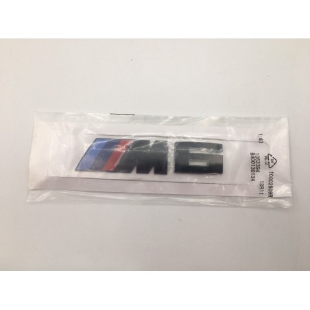 Emblema trasero bmw m6 negro 12cm