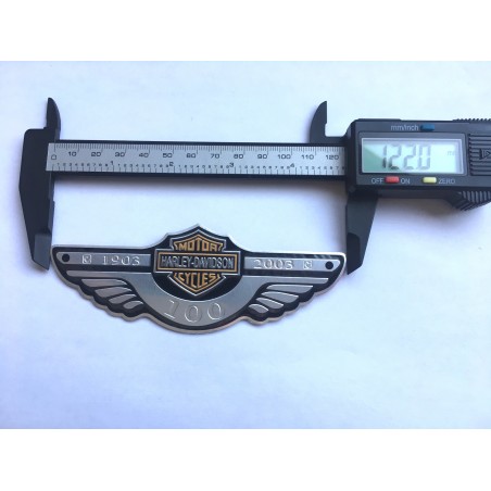 PLACA EMBLEMA HARLEY DAVIDSON 100 ANIVERSARIO