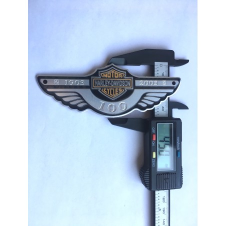 Placa emblema Harley Davidson 100 aniversario