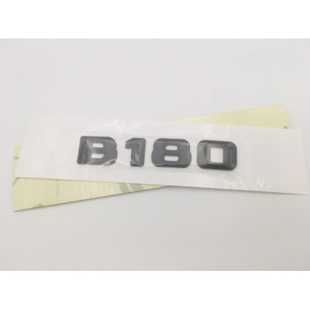 EMBLEMA LETRAS MERCEDES BENZ CLASE B B180 NEGRAS