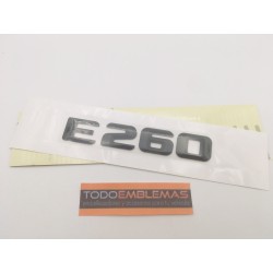 EMBLEMA LETRAS MERCEDES BENZ CLASE E E260 NEGRAS