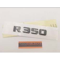 EMBLEMA LETRAS MERCEDES BENZ CLASE R R63 NEGRAS