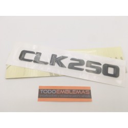 EMBLEMA LETRAS MERCEDES BENZ CLASE CLK CLK250 NEGRAS