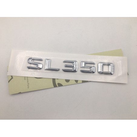 EMBLEMA LETRAS MERCEDES BENZ CLASE SL SL350 CROMADO