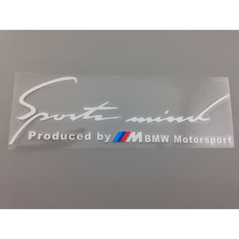 VINILO SPORTS MIND PRODUCED BY M BMW BLANCO