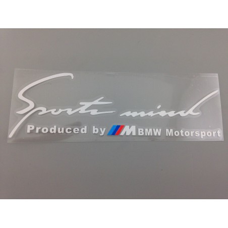 VINILO SPORTS MIND PRODUCED BY M BMW BLANCO