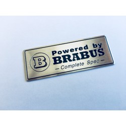 EMBLEMA ALUMINIO MERCEDES-BENZ BRABUS POWERED