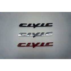 EMBLEMA TRASERO LETRAS CIVIC ROJAS