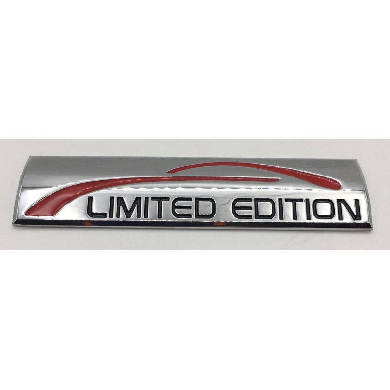 EMBLEMAS METÁLICOS LIMITED EDITION CROMADO