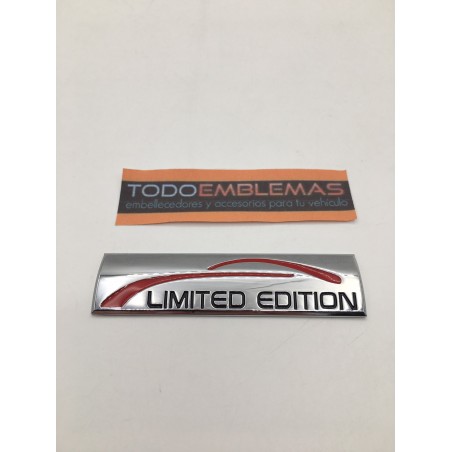 EMBLEMAS METÁLICOS LIMITED EDITION CROMADO