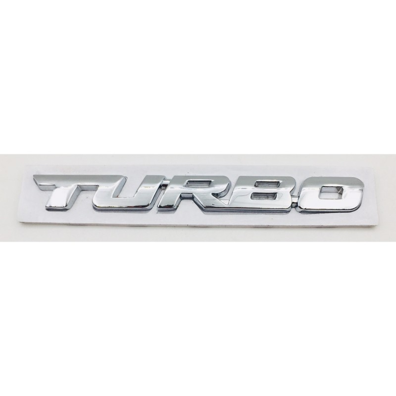 Emblema turbo cromado
