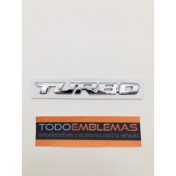 Emblema turbo cromado