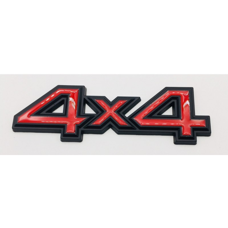 EMBLEMAS ROJO y NEGRO 4x4