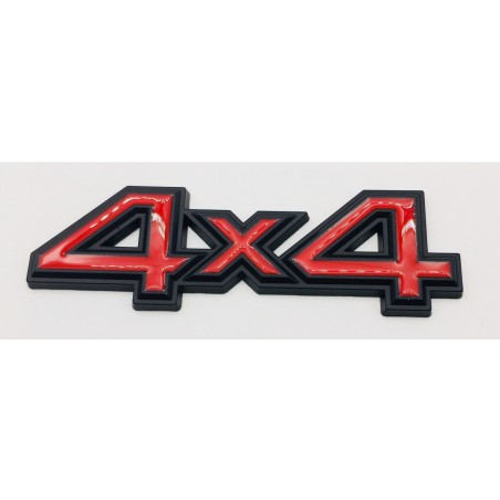 EMBLEMAS ROJO y NEGRO 4x4