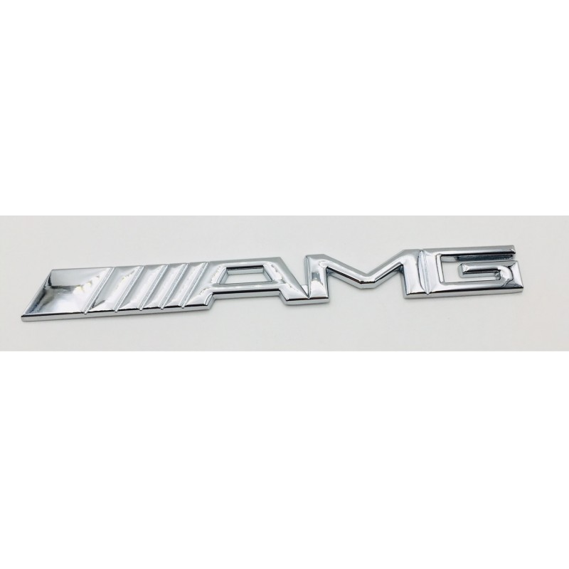 Emblemas Mercedes-Benz AMG cromo mediano