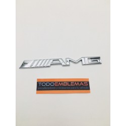 EMBLEMAS MERCEDES-BENZ AMG CROMADO MEDIANO