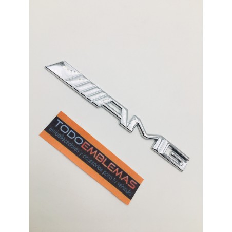 EMBLEMAS MERCEDES-BENZ AMG CROMADO MEDIANO