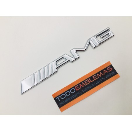 EMBLEMAS MERCEDES-BENZ AMG CROMADO MEDIANO