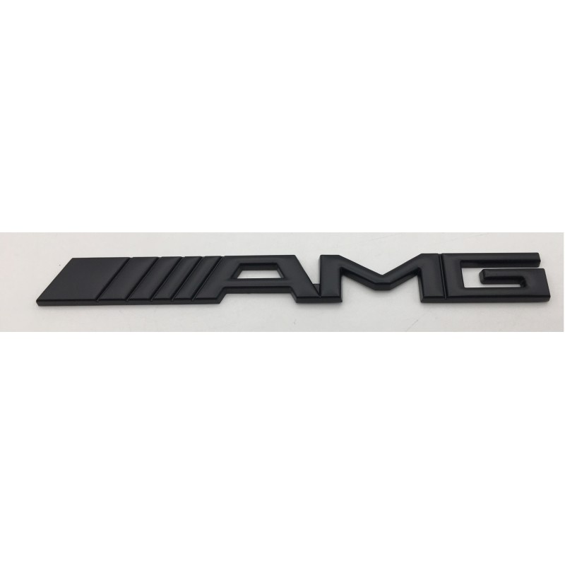 EMBLEMA MERCEDES-BENZ AMG NEGRO MEDIANO
