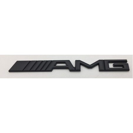 EMBLEMA MERCEDES-BENZ AMG NEGRO MEDIANO