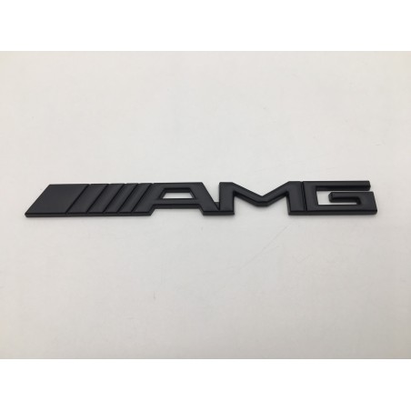 EMBLEMA MERCEDES-BENZ AMG NEGRO MEDIANO
